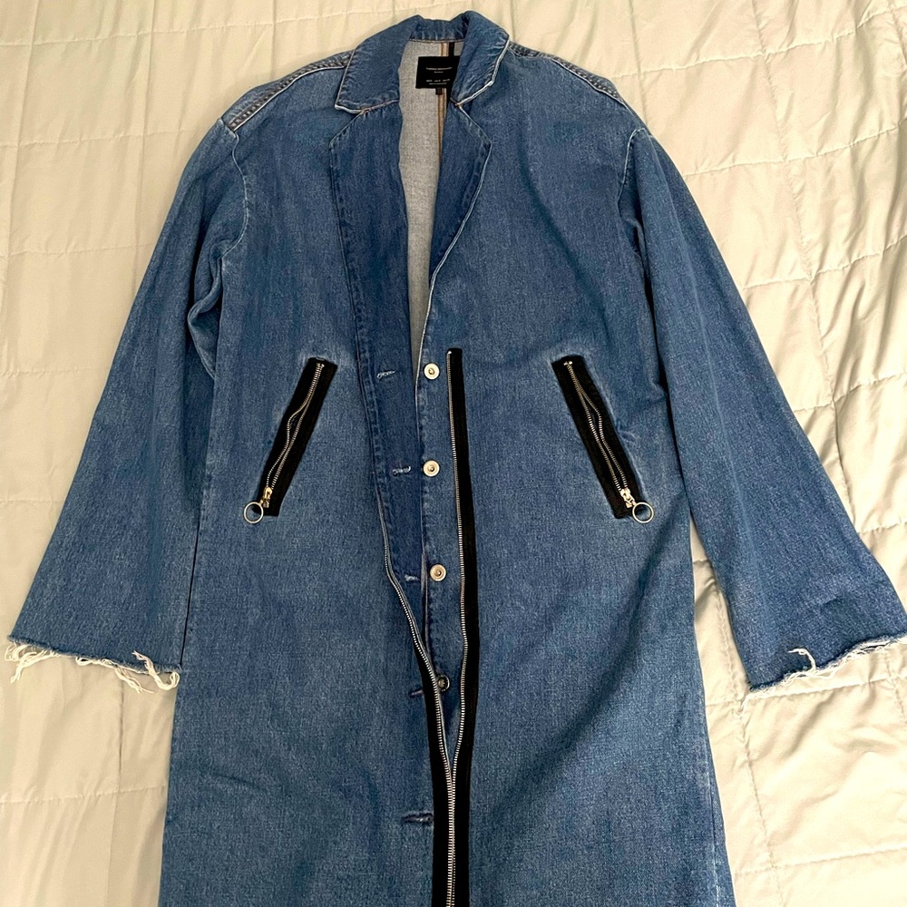 ZARA TRAFALUC DENIM COAT